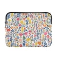 thumbnail image 1 of FORMRS 13-13.3 inch Laptop Sleeve Case Soft Carrying Quilted Computer Bag Cover, Yellow Wildflower Pattern, 1 of 7
