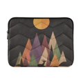 thumbnail image 1 of FORMRS 15-15.6 inch Laptop Sleeve Case Soft Carrying Quilted Computer Bag Cover, Abstract Mountain, 1 of 7
