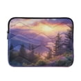 thumbnail image 1 of FORMRS 15"-15.6" Laptop Sleeve Protective Case Soft Carrying Quilted Computer Bag Cover, Beautiful Mountain, 1 of 7