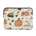thumbnail image 1 of FORMRS 15"-15.6" Laptop Sleeve Protective Case Soft Carrying Quilted Computer Bag Cover, Beige Fall Leaves, 1 of 7