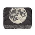 thumbnail image 1 of FORMRS 15"-15.6" Laptop Sleeve Protective Case Soft Carrying Quilted Computer Bag Cover, Beige Moon, 1 of 7
