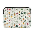thumbnail image 1 of FORMRS 15-15.6 inch Laptop Sleeve Case Soft Carrying Quilted Computer Bag Cover, Beige Vegetables Pattern, 1 of 7