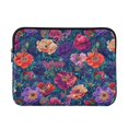 thumbnail image 1 of FORMRS 15-15.6 inch Laptop Sleeve Case Soft Carrying Quilted Computer Bag Cover, Blooming Flowers Pattern, 1 of 7