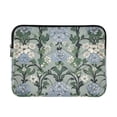thumbnail image 1 of FORMRS 15"-15.6" Laptop Sleeve Protective Case Soft Carrying Quilted Computer Bag Cover, Blue Blossom, 1 of 7