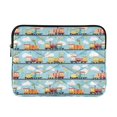thumbnail image 1 of FORMRS 15-15.6 inch Laptop Sleeve Case Soft Carrying Quilted Computer Bag Cover, Cartoon Train Pattern, 1 of 7