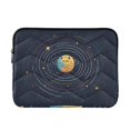 thumbnail image 1 of FORMRS 15-15.6 inch Laptop Sleeve Case Soft Carrying Quilted Computer Bag Cover, Cat Planet, 1 of 7