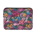 thumbnail image 1 of FORMRS 15-15.6 inch Laptop Sleeve Case Soft Carrying Quilted Computer Bag Cover, Charming Floral Pattern, 1 of 7