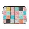 thumbnail image 1 of FORMRS 15-15.6 inch Laptop Sleeve Case Soft Carrying Quilted Computer Bag Cover, Colorful Checkered Pattern, 1 of 7