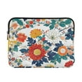 thumbnail image 1 of FORMRS 15-15.6 inch Laptop Sleeve Case Soft Carrying Quilted Computer Bag Cover, Colorful Flowers Pattern, 1 of 7