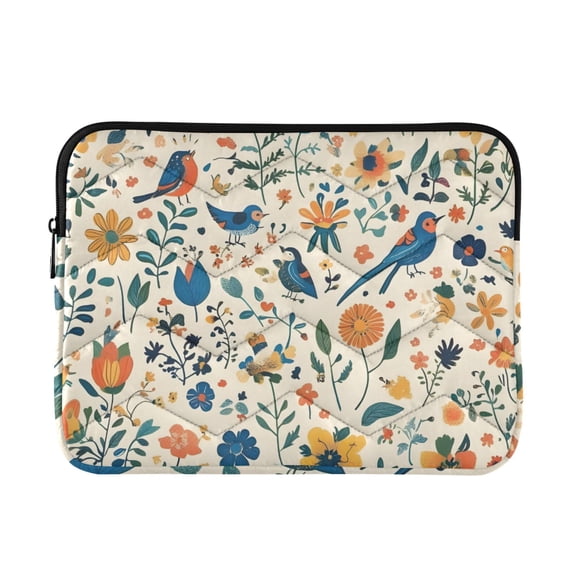 FORMRS 15"-15.6" Laptop Sleeve Protective Case Soft Carrying Quilted Computer Bag Cover, Cute Animals