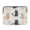thumbnail image 1 of FORMRS 15"-15.6" Laptop Sleeve Protective Case Soft Carrying Quilted Computer Bag Cover, Cute Cartoon Cats, 1 of 7