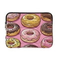 thumbnail image 1 of FORMRS 15"-15.6" Laptop Sleeve Protective Case Soft Carrying Quilted Computer Bag Cover, Cute Doughnuts Pattern, 1 of 7
