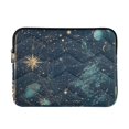 thumbnail image 1 of FORMRS 15-15.6 inch Laptop Sleeve Case Soft Carrying Quilted Computer Bag Cover, Dark Star Map, 1 of 7