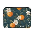 thumbnail image 1 of FORMRS 15-15.6 inch Laptop Sleeve Case Soft Carrying Quilted Computer Bag Cover, Floral Oranges, 1 of 7