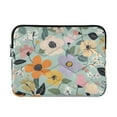 thumbnail image 1 of FORMRS 15-15.6 inch Laptop Sleeve Case Soft Carrying Quilted Computer Bag Cover, Floral Pattern, 1 of 7