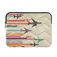 thumbnail image 1 of FORMRS 15-15.6 inch Laptop Sleeve Case Soft Carrying Quilted Computer Bag Cover, Flying Planes, 1 of 7