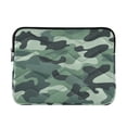 thumbnail image 1 of FORMRS 15"-15.6" Laptop Sleeve Protective Case Soft Carrying Quilted Computer Bag Cover, Forest Camouflage Pattern, 1 of 7