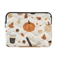 thumbnail image 1 of FORMRS 15-15.6 inch Laptop Sleeve Case Soft Carrying Quilted Computer Bag Cover, Hand Drawn Pumpkin, 1 of 7