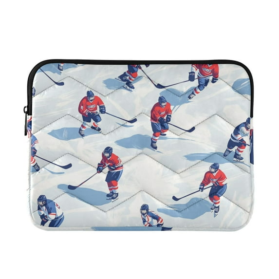 FORMRS 15"-15.6" Laptop Sleeve Protective Case Soft Carrying Quilted Computer Bag Cover, Ice Rink