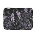 thumbnail image 1 of FORMRS 15"-15.6" Laptop Sleeve Protective Case Soft Carrying Quilted Computer Bag Cover, Light Purple Flowers, 1 of 7