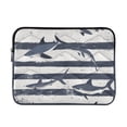 thumbnail image 1 of FORMRS 15"-15.6" Laptop Sleeve Protective Case Soft Carrying Quilted Computer Bag Cover, Light Sharks, 1 of 7