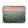 thumbnail image 1 of FORMRS 15-15.6 inch Laptop Sleeve Case Soft Carrying Quilted Computer Bag Cover, Mountains at Dawn, 1 of 7