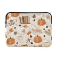 thumbnail image 1 of FORMRS 15"-15.6" Laptop Sleeve Protective Case Soft Carrying Quilted Computer Bag Cover, Orange Fall Pumpkin, 1 of 7