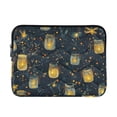 thumbnail image 1 of FORMRS 15-15.6 inch Laptop Sleeve Case Soft Carrying Quilted Computer Bag Cover, Orange Fireflies Pattern, 1 of 7