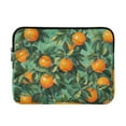 thumbnail image 1 of FORMRS 15-15.6 inch Laptop Sleeve Case Soft Carrying Quilted Computer Bag Cover, Orange Tree Pattern, 1 of 7