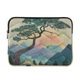thumbnail image 1 of FORMRS 15-15.6 inch Laptop Sleeve Case Soft Carrying Quilted Computer Bag Cover, Pine Tree Rainbow, 1 of 7