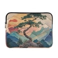 thumbnail image 1 of FORMRS 15-15.6 inch Laptop Sleeve Case Soft Carrying Quilted Computer Bag Cover, Pine Tree at Dawn, 1 of 7