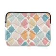 thumbnail image 1 of FORMRS 15-15.6 inch Laptop Sleeve Case Soft Carrying Quilted Computer Bag Cover, Pink Abstract Pattern, 1 of 7