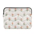 thumbnail image 1 of FORMRS 15-15.6 inch Laptop Sleeve Case Soft Carrying Quilted Computer Bag Cover, Pink Flower Pattern, 1 of 7
