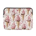 thumbnail image 1 of FORMRS 15-15.6 inch Laptop Sleeve Case Soft Carrying Quilted Computer Bag Cover, Pink Ice Cream Pattern, 1 of 7