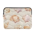 thumbnail image 1 of FORMRS 15-15.6 inch Laptop Sleeve Case Soft Carrying Quilted Computer Bag Cover, Pink Seashell, 1 of 7