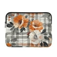 thumbnail image 1 of FORMRS 15-15.6 inch Laptop Sleeve Case Soft Carrying Quilted Computer Bag Cover, Plaid Floral, 1 of 7
