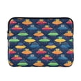 thumbnail image 1 of FORMRS 15-15.6 inch Laptop Sleeve Case Soft Carrying Quilted Computer Bag Cover, Rainbow Space Cat, 1 of 7