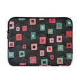 thumbnail image 1 of FORMRS 15-15.6 inch Laptop Sleeve Case Soft Carrying Quilted Computer Bag Cover, Red Block Pattern, 1 of 7