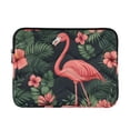 thumbnail image 1 of FORMRS 15"-15.6" Laptop Sleeve Protective Case Soft Carrying Quilted Computer Bag Cover, Red Flamingo Pattern, 1 of 7