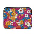 thumbnail image 1 of FORMRS 15-15.6 inch Laptop Sleeve Case Soft Carrying Quilted Computer Bag Cover, Red Whimsical Floral, 1 of 7