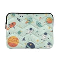 thumbnail image 1 of FORMRS 15-15.6 inch Laptop Sleeve Case Soft Carrying Quilted Computer Bag Cover, Space Patterns, 1 of 7