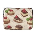 thumbnail image 1 of FORMRS 15-15.6 inch Laptop Sleeve Case Soft Carrying Quilted Computer Bag Cover, Strawberry Cake, 1 of 7