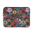 thumbnail image 1 of FORMRS 15"-15.6" Laptop Sleeve Protective Case Soft Carrying Quilted Computer Bag Cover, Vibrant Flowers Pattern, 1 of 7