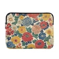 thumbnail image 1 of FORMRS 15-15.6 inch Laptop Sleeve Case Soft Carrying Quilted Computer Bag Cover, Vibrant Flowers Pattern, 1 of 7