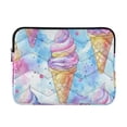thumbnail image 1 of FORMRS 15-15.6 inch Laptop Sleeve Case Soft Carrying Quilted Computer Bag Cover, Watercolor Ice Cream Pattern, 1 of 7