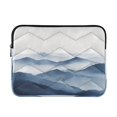 thumbnail image 1 of FORMRS 15-15.6 inch Laptop Sleeve Case Soft Carrying Quilted Computer Bag Cover, Watercolor Mountains, 1 of 7