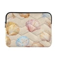 thumbnail image 1 of FORMRS 15"-15.6" Laptop Sleeve Protective Case Soft Carrying Quilted Computer Bag Cover, Watercolor Seashell, 1 of 7