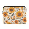 thumbnail image 1 of FORMRS 15-15.6 inch Laptop Sleeve Case Soft Carrying Quilted Computer Bag Cover, Watercolor Sunflowers and Leaves, 1 of 7
