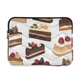 thumbnail image 1 of FORMRS 15-15.6 inch Laptop Sleeve Case Soft Carrying Quilted Computer Bag Cover, White Cakes Pattern, 1 of 7