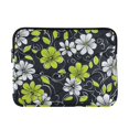 thumbnail image 1 of FORMRS 15-15.6 inch Laptop Sleeve Case Soft Carrying Quilted Computer Bag Cover, White Flower Pattern, 1 of 7